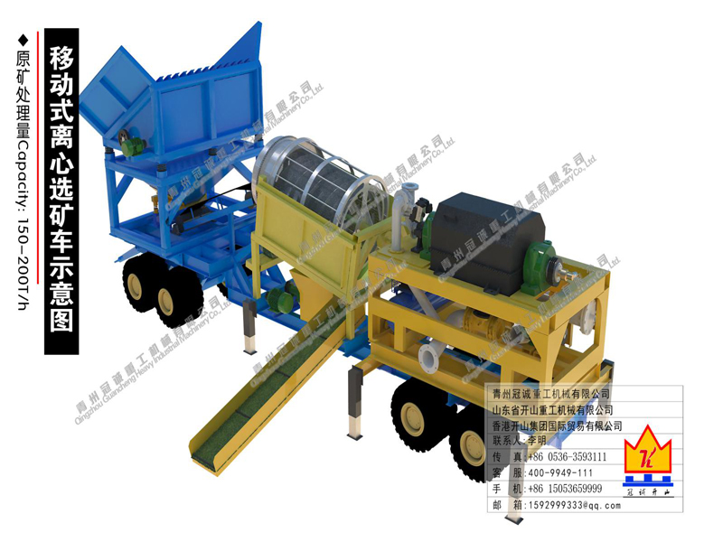 mobile gold mining equipment